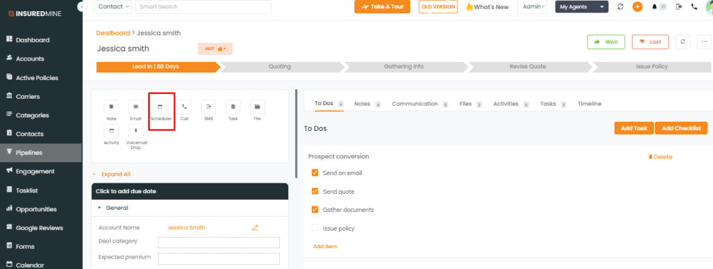 Scheduler – Schedule Appointments (like Calendly) - InsuredMine CRM |  Optimize and Grow Your Insurance Agency