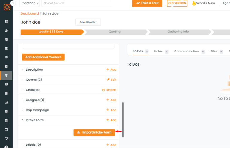 PL Rater Form InsuredMine CRM