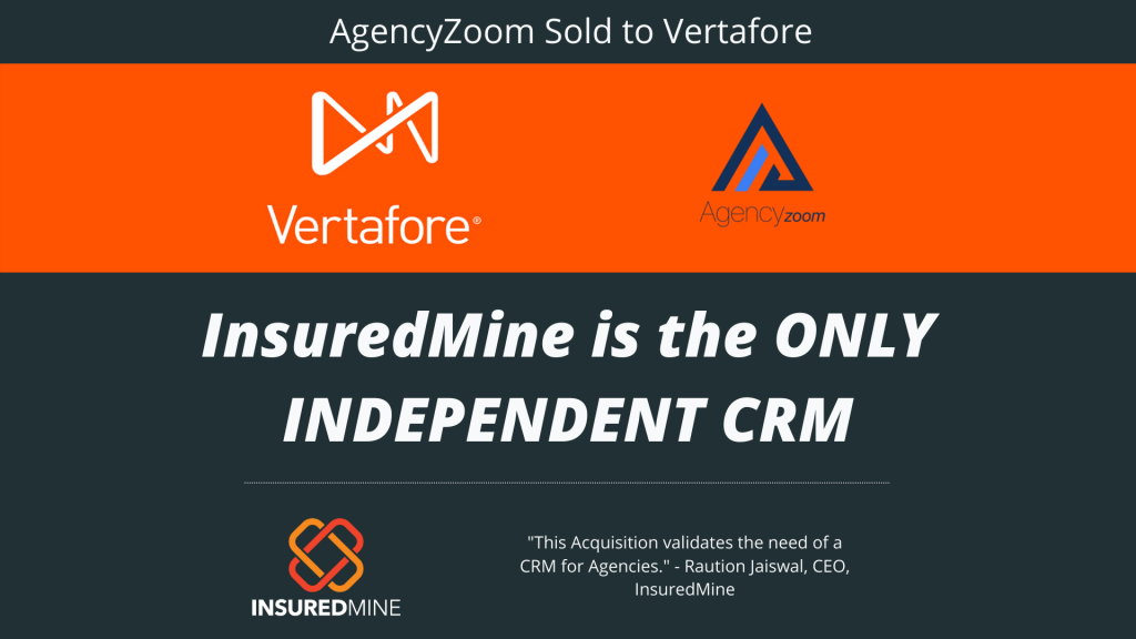 AgencyZoom Sold To Vertafore – InsuredMine CRM Perspective image